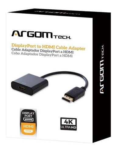 Adaptador Display Port A Hdmi Argom *itech