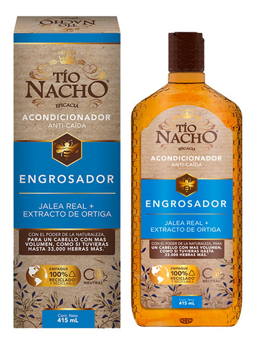 Acondicionador Tío Nacho Engrosador 415 Ml