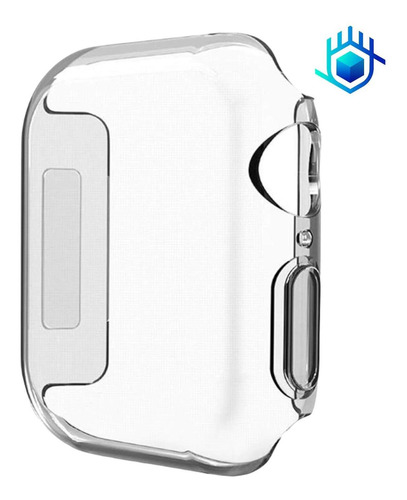 Imagen 1 de 10 de Funda Premium Para Apple Watch Acrilico+ Mica Acrigel Rigida