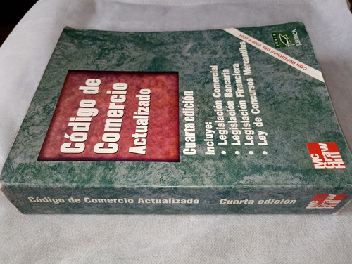 Código De Comercio Actualizado Cuarta Edición Año 2001 (Usado)
