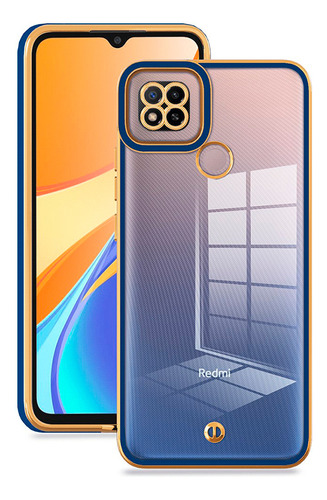 Protector Xiaomi Redmi 9c/10a Borde Color Azul