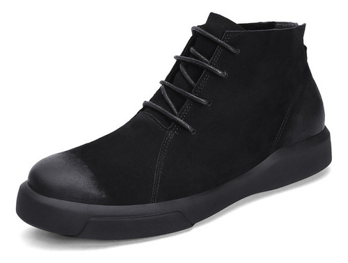 Hombres Casual Zapatos De Cuero Senderismo Botas