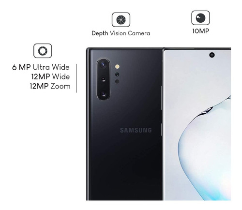 Imagen 6 de 10 de Celular Samsung Galaxy Note10+ Aura Black 256gb 12gb Ram + Regalos