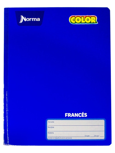 Cuaderno Norma Color 360 Cosido Frances 100 Hojas Raya