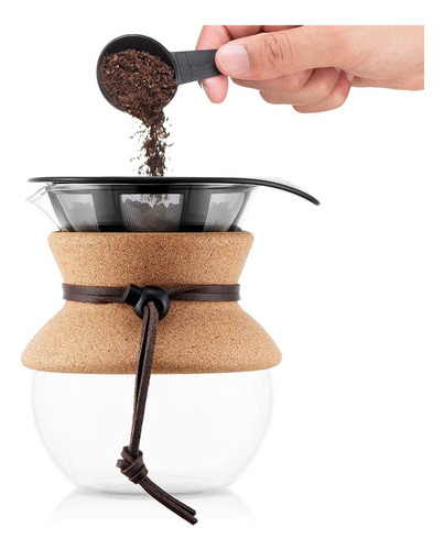 Bodum Pour Over Coffee Maker, 17 Ounce, .5 Liter, Cork Ba...