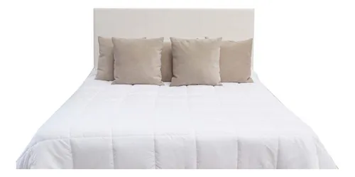 Plumón CDI Plumon Plumon queen diseño lisa color blanco de 220cm x 240cm