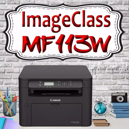 Imagen 2 de 2 de Fotocopiadora, Imp, Escaner, Canon Mf 113w Wifi, Rj45