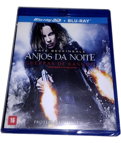 Blu-ray 3d + 2d Anjos Da Noite - Guerras De Sangue (lacrado)