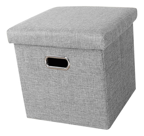 Ta Cofre De Juguete De Sofá Gris De Ratán Con Patas Gris