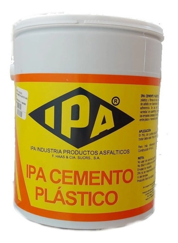 Cemento Plástico Ipa  Galon Cindu Edil Bituplast 