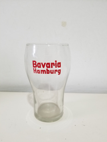 Antiguo Vaso Vidrio Bavaria Hamburg 12.5x6.5cm 