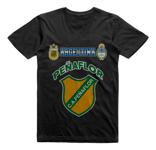 Remera Infantil Negra Peñaflor De San Juan