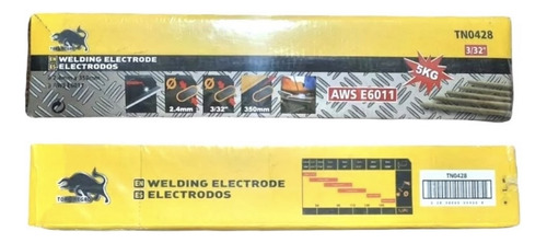 Caja Electrodos Soldadura E6011 3/32 2.4mm X 350mm 5 Kg