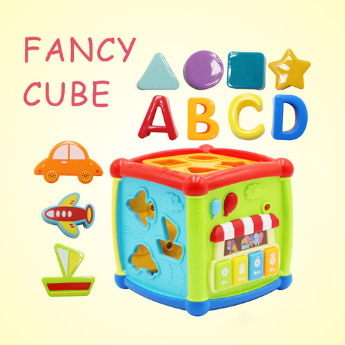 Juego De Juguetes Didácticos Para Bebés 6 En 1 Con Sonido De