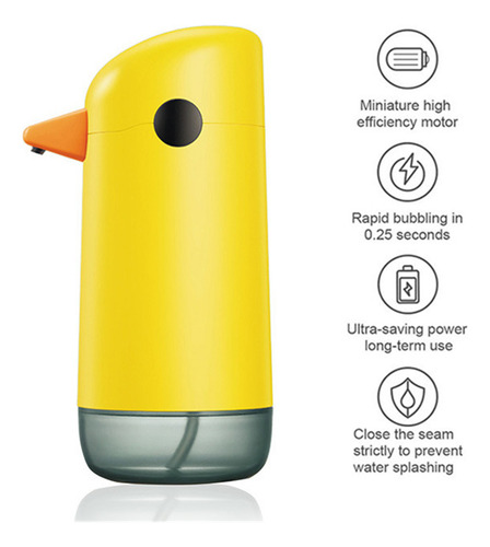 Dispensador De Jabón En Espuma Para Niños, Bonito Color Amar