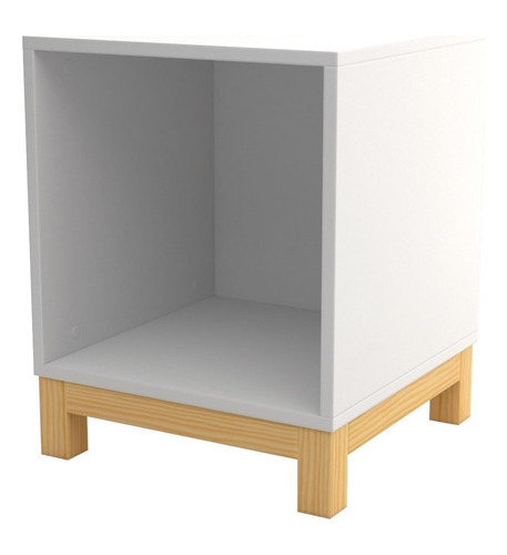 Móvel Nicho Cubo Porta Vinil Lp Disco - Mdf Branco