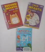 Comprar Kit 3 Livros 1 Sudoku 1 Caça Palavras E 1 Cruzadinha Pu002F Crianças Passatempo Pu002F Crianças Caça Palavras  Infantil Passatempo Infantil  Jogos Sudoku Caça Palavras E Palavras Cruzadas Para Crianças