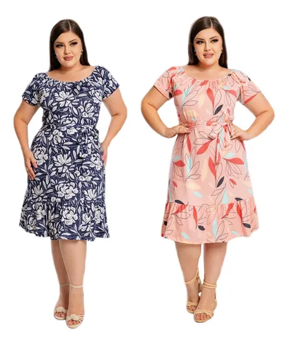 Vestido midi atacado 2025