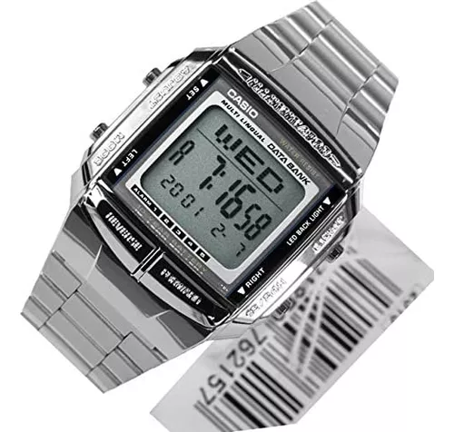 Casio Reloj digital dorado y negro - Oro/Talla única DB-360G-9A, Oro,  Digital