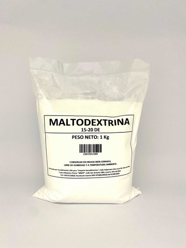 Maltodextrina 1 Kg (15-20 De)