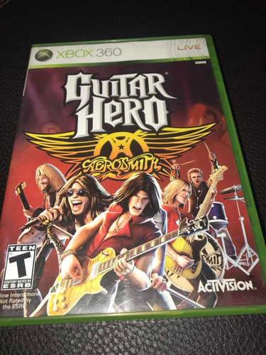 Videojuego Guitar Hero Aerosmith Para Xbox 360