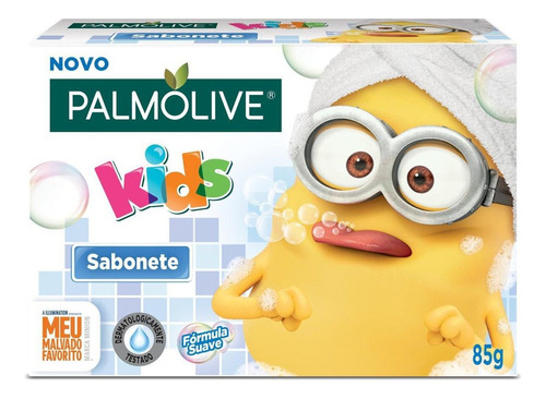 Sabonete Em Barra Infantil Palmolive Kids Minions 85g