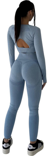 Conjunto Deportivo Lycra Dos Pieza Top + Calza