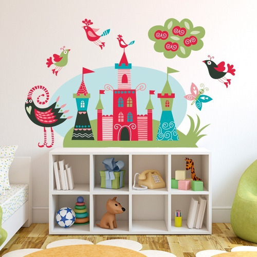 Vinilo Decorativo Infantil Castillo-i 01.calcomanía, Sticker