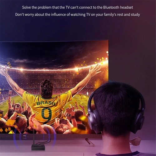 Imagen 8 de 10 de Transmisor Bluetooth Óptico Convierte Tv A Tv Bluetooth 5.0