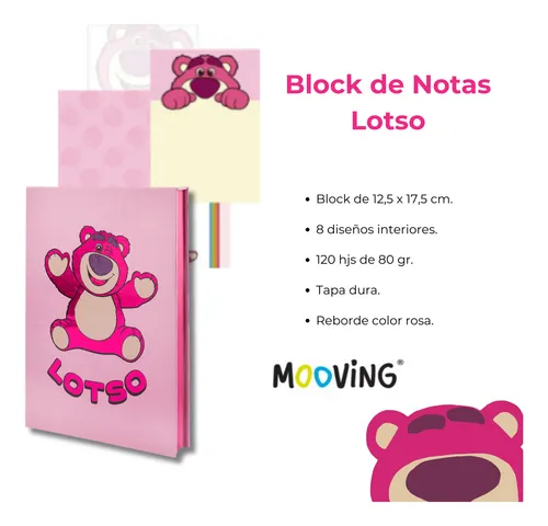 Kit Lotso Boligrafo + Block De Notas Mooving Maw 80hjs Dura