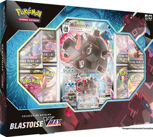 Box Coleção De Batalha Blastoise Vmax -  Copag