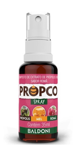 Propco Spray De Própolis Mel E Romã 35ml - Baldoni