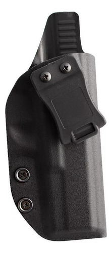 Funda Universal Kydex Iwb Para Glock 25 17 19 Oculta Zurdo/diestro Negro