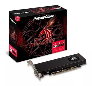 Tarjeta de video AMD PowerColor Red Dragon Radeon RX 500 Series RX 550 AXRX 550 4GBD5-HLE 4GB