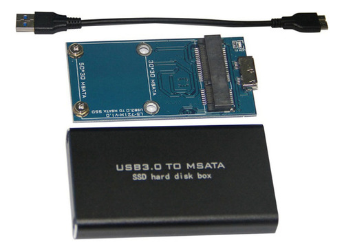 Disco Duro Externo B Con Carcasa Msata A Usb 3.0 Ssd