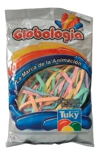 Globos Globologia Largos Animacion Pastel X 50 Unidades