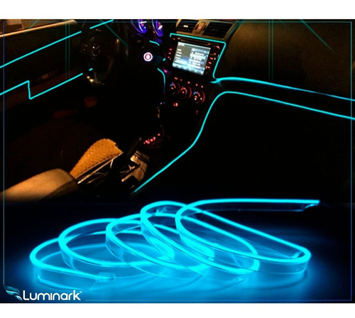 Imagem 4 de 4 de Fita Led Neon Painel Automotiva 5 Metros Facil Instalação