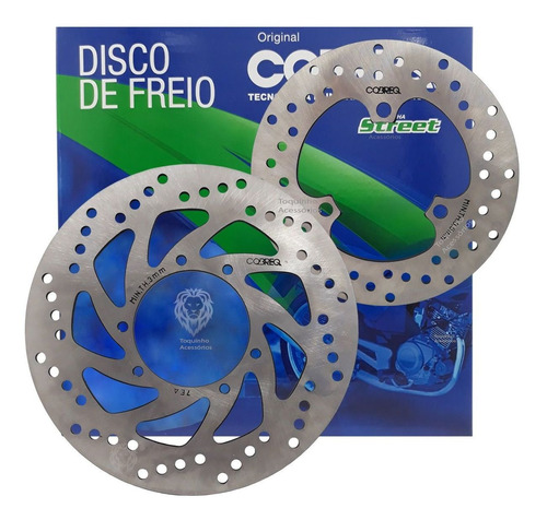 Kit Disco Freio Dianteiro E Traseiro Crosser 150 Abs Cobreq