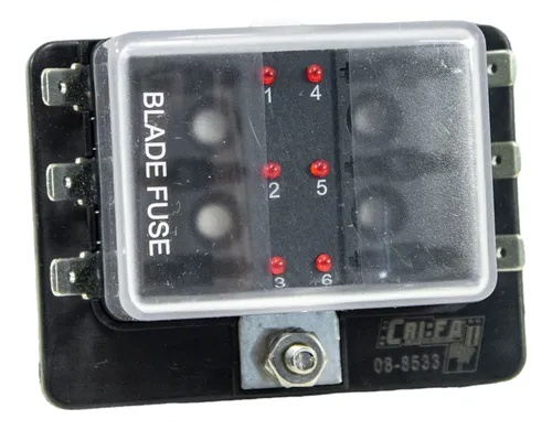 comprar Fusiblera Universal 12v C\u002Findicador Corte Led 6 Posic.
