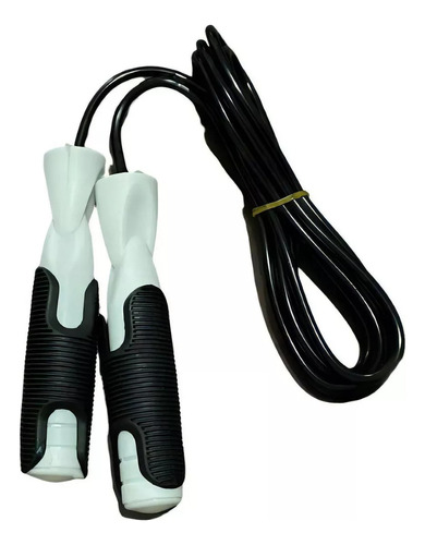 Soga De Saltar Mango Antideslizante Regulable Fitness De Pvc