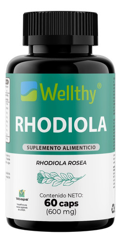 Wellthy Rhodiola 60caps Sabor Neutr