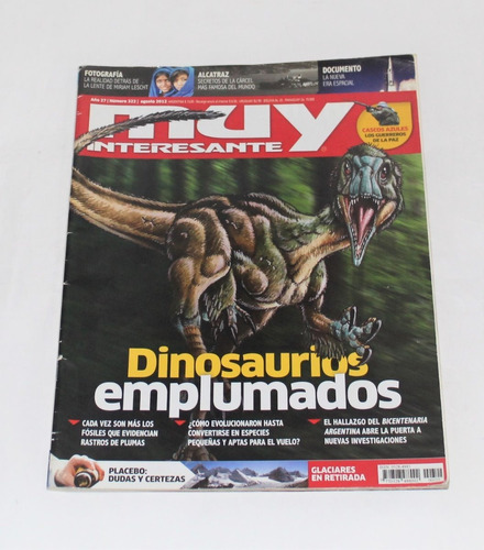 Revista Muy Interesante Dinosaurios Emplumados Año 2012