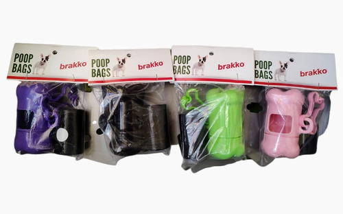 Imagen 5 de 9 de Kit Hueso Paseo Y Bolsas Recolección X 10 Brakko Poop Bags