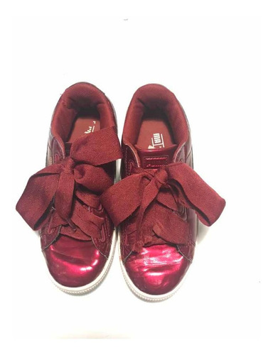 Tênis Infantil Menina Puma Verniz Super Novo Original