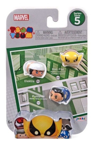 Tsum Tsum Marvel Series 5 Iron Fist, Elektra & Punisher