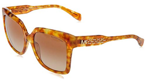Michael Kors M13 Gafas De Sol Cortina Amber Tort W / Dw8j1