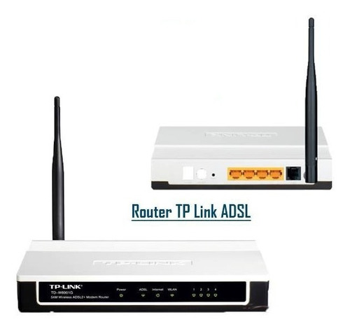 Modem Router Inalámbrico Adsl2+ 54mbps Tplink Td-w8901g S/45