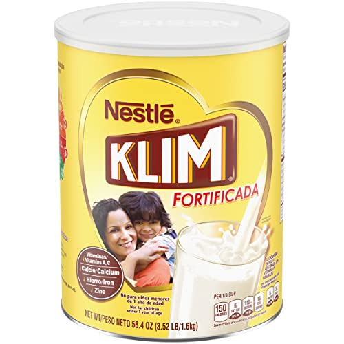 Nestle Fortificada Seco Leche Entera En Polvo 56,4 Oz Frasco