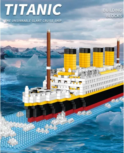 Titanic Micro Mini Juego De Bloques De Construcción 1860 Pc