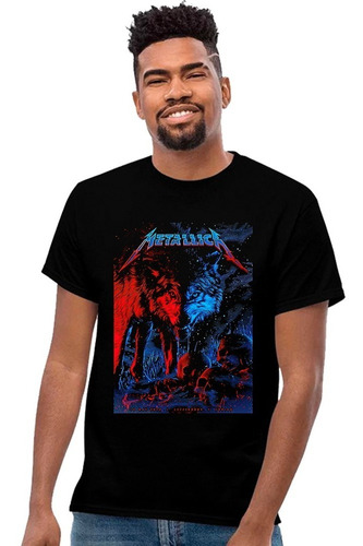 Playera Metallica Rock Diseño 11 Grupos Musicales Beloma